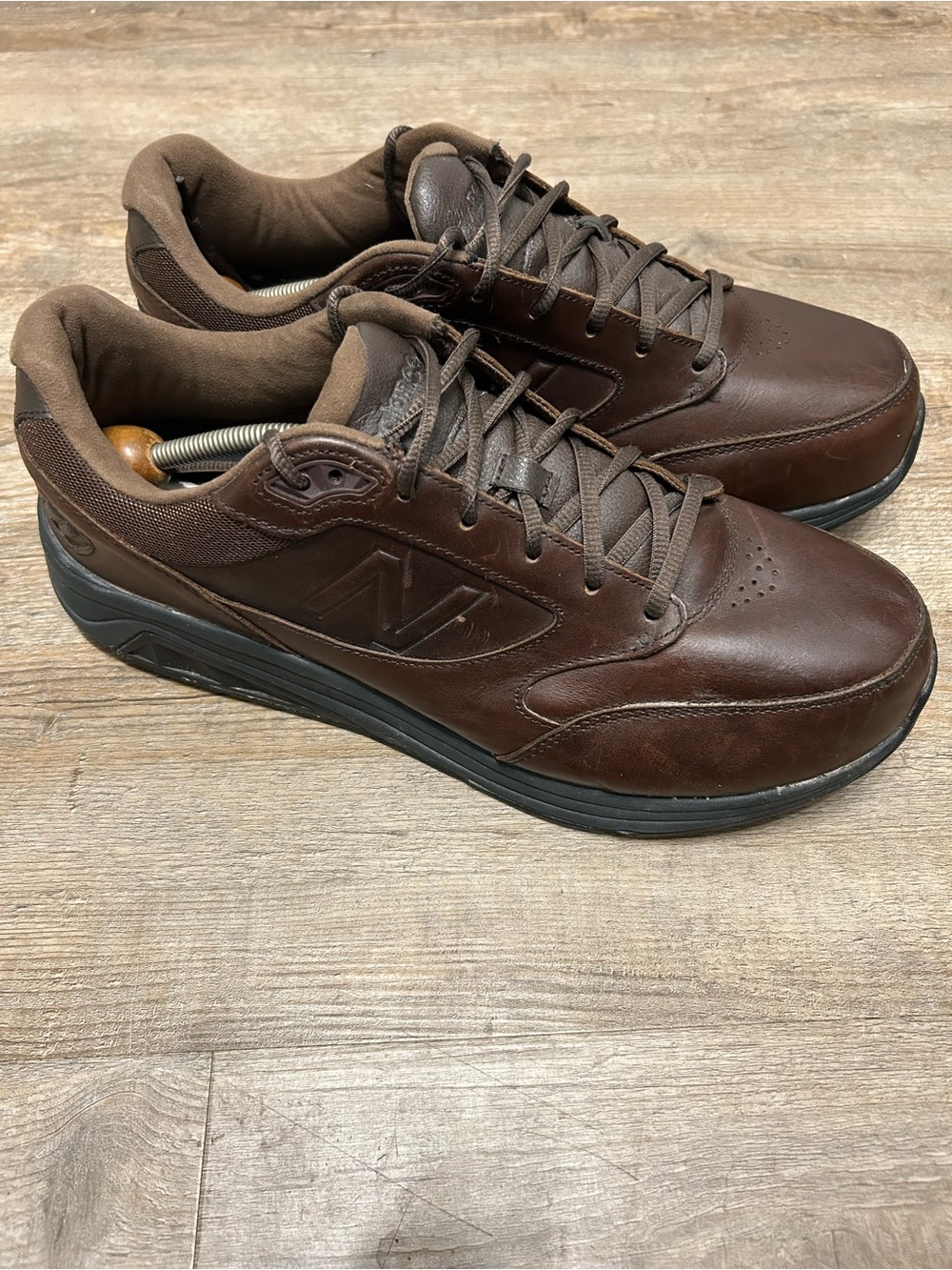 New Balance 928v3 Men’s Size 11 4E Extra Wide Brown Leather Comfort Sneakers